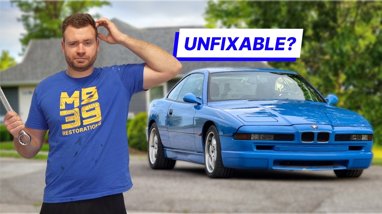 BMW Gave Up On It, But Can I Fix It? Neglected, Rare, V12, Manual: BMW 850CSi