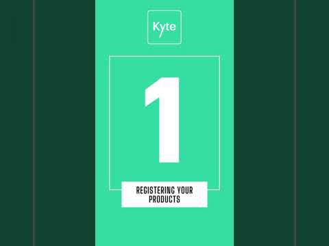 Kyte Challenge: Registering Your Products - YouTube