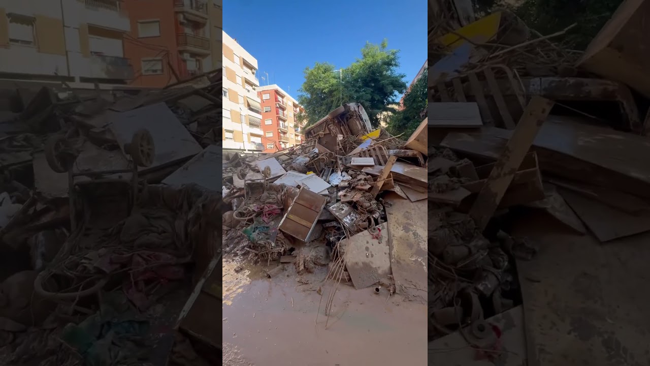 💔 Valencia flood aftermath, devastation met with unity Hope & strength to all affected 