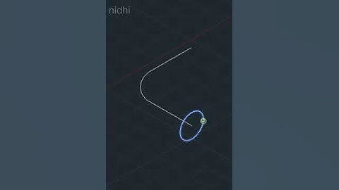 How to use Sweep Command in AutoCAD 3D #autocad