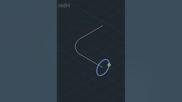 How to use Sweep Command in AutoCAD 3D #autocad