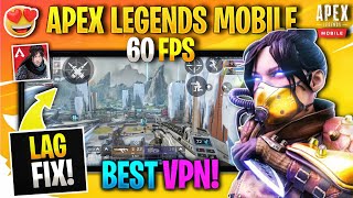 How To Fix Lag And High Ping Issue In Apex Legends Mobile! | Apex Mobile New Beta Lag Fix And VPN🔥 screenshot 2