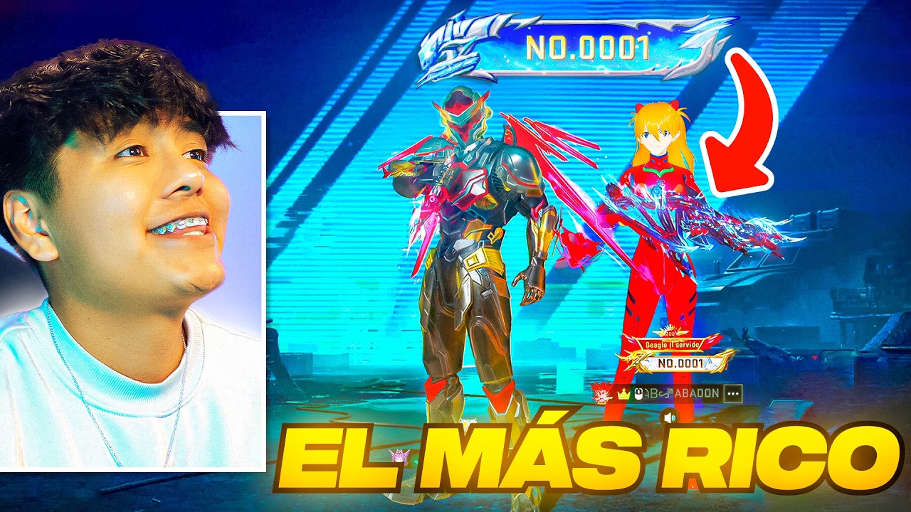 COMPARÉ mi cuenta CON el MÁS RICO de BLOOD STRIKE