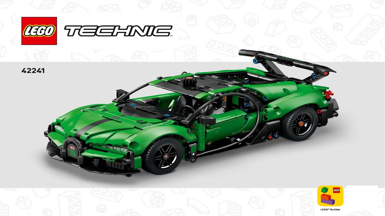 Technic - Bugatti Chiron Pur Sport - Licensed LEGO instructions