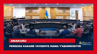Perezida Kagame yayoboye Inama y’Abaminisitiri yasuzumiwemo ingamba z’iterambere ry’Igihugu