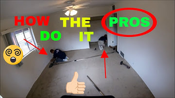 HOW TO STRETCH CARPET PROPERLY