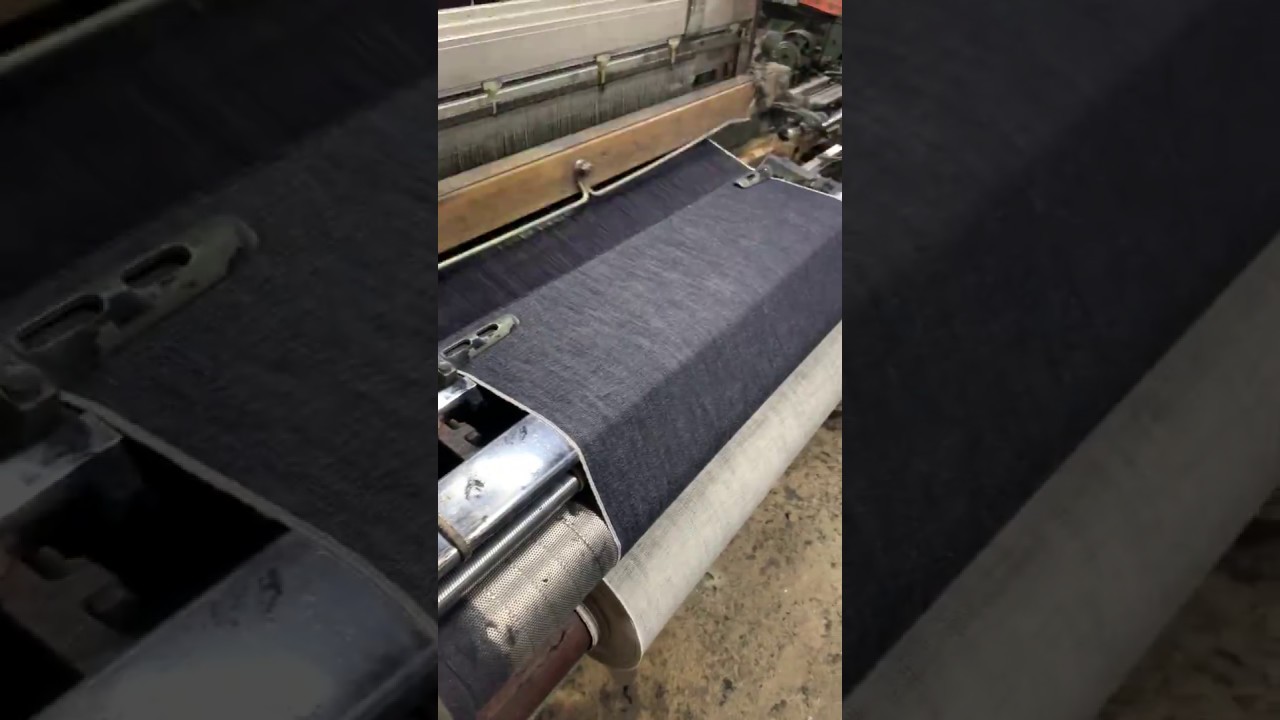 Vintage Toyoda G3 shuttle looms weaving Raw selvedge Japanese denim