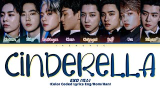 EXO 'Cinderella' Lyrics (Color Coded Lyrics) Resimi