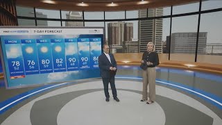 Warm, comfortable weather in Maryland this week