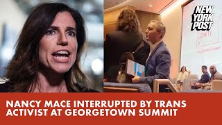 Rep. Nancy Mace spars with trans activist who interrupts her at Georgetown summit