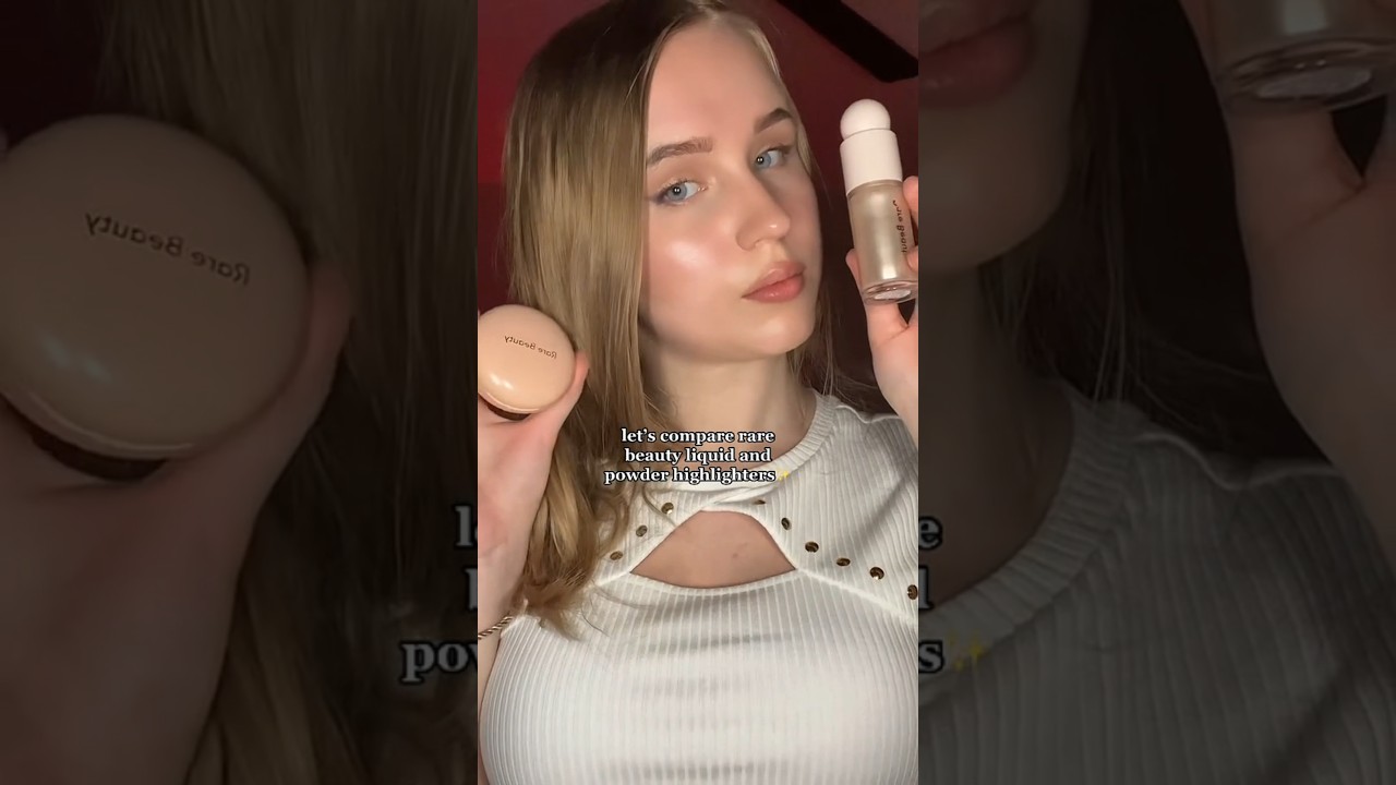 Liquid vs Powder Highlighter✨