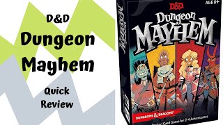 D&D Dungeon Mayhem - Quick Review