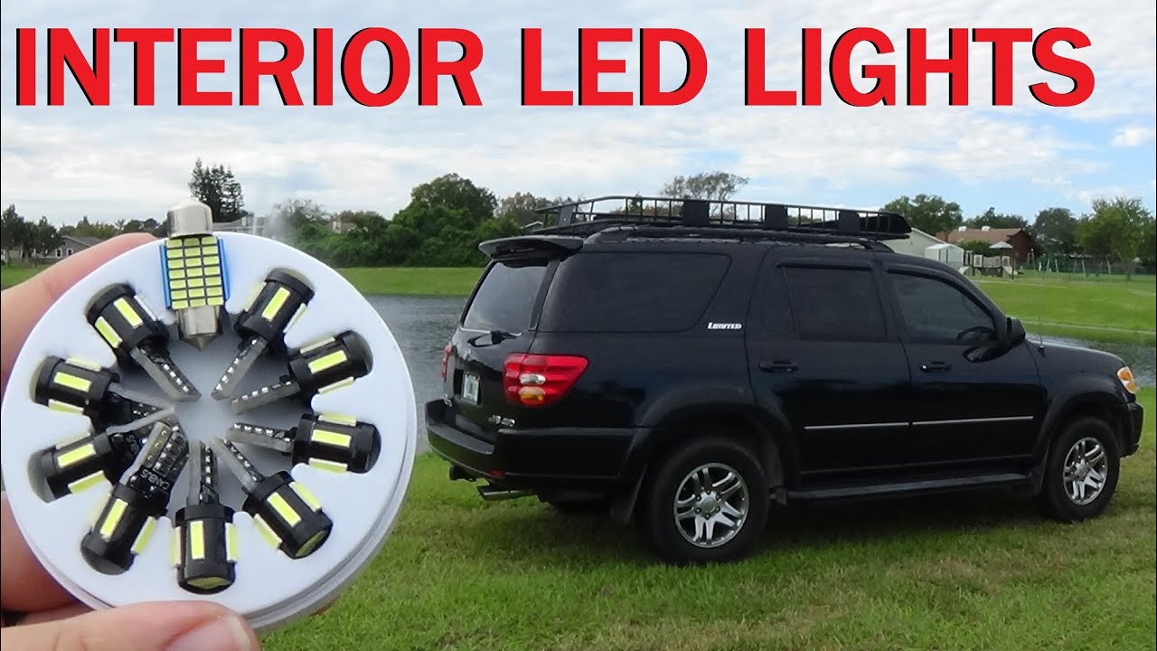 20-Piece LED Interior Light Kit – For Toyota Sequoia 2001-2007 (Including License Plate)