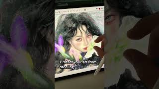 Protect your art from stealing! #art #drawing #artedigital #shorts #ibispaintx
