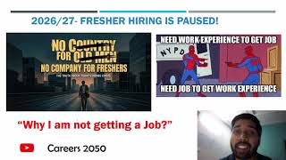 Why Graduate/ MBA Freshers are Not Getting Jobs in 2026?