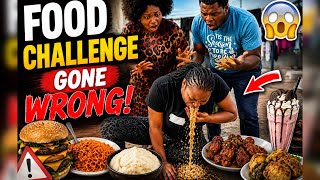 FOOD CHALLENGE GONE WRONG 😪