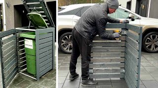 Details Garbage Can Enclosure Update