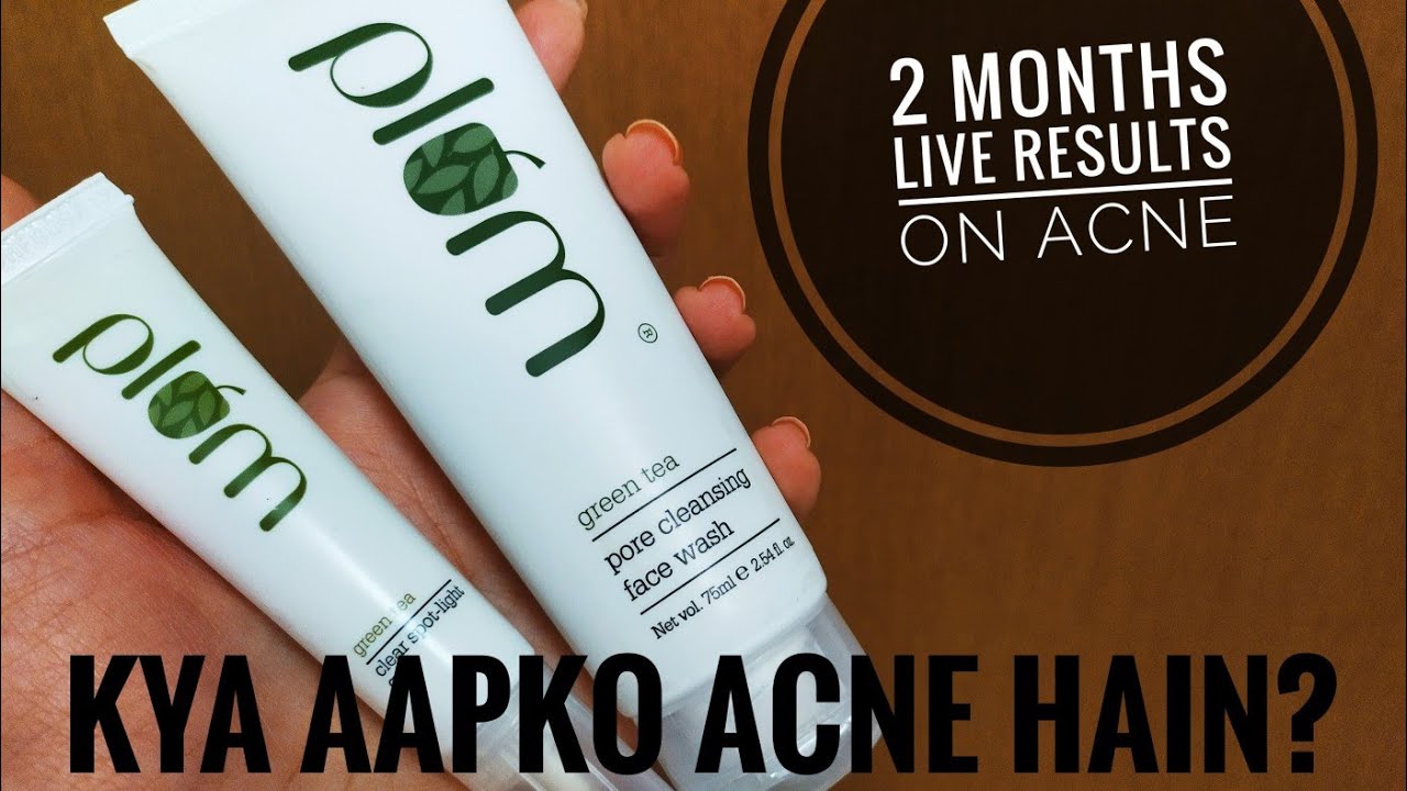 *New* Plum green tea clear spot gel & face wash review + 2 months