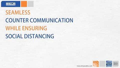 Ahuja /counter communication system