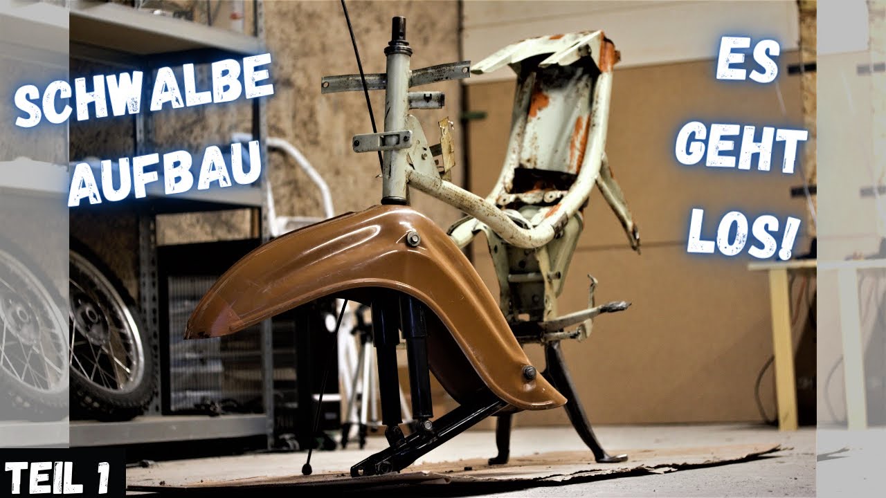 🔧 Der SCHWALBE AUFBAU hat begonnen! 🔧| Teil 1 | Simson Kr51/2 | Projekt Schwalbe #2
