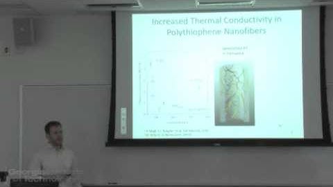 Thomas Bougher - Thermal Transport in Chain-oriented Amorphous Polymers