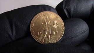 Gold coin review. The Netherlands 1 Ducat.