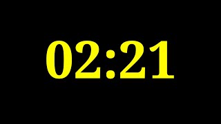 2 Minutes 21 Seconds Countdown Timer