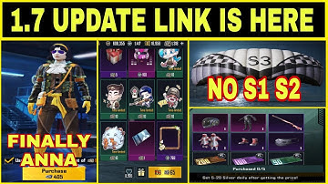 BGMI 1.7 OFFICIAL DOWNLOAD LINK IS HERE😍 || HOW TO UPDATE 1.7 VERSION IN BGMI ||