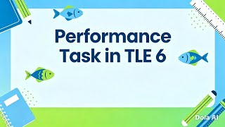 Performance task in TLE 6 #8