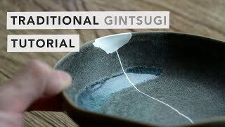 [Standard Kit] Traditional Gintsugi Tutorial (Silver repair)  Food safe method
