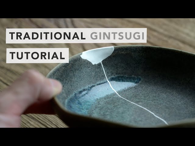 Japanese Kintsugi Gintsugi Repair Kit Kintsukuroi Silver repair Pottery  Japan