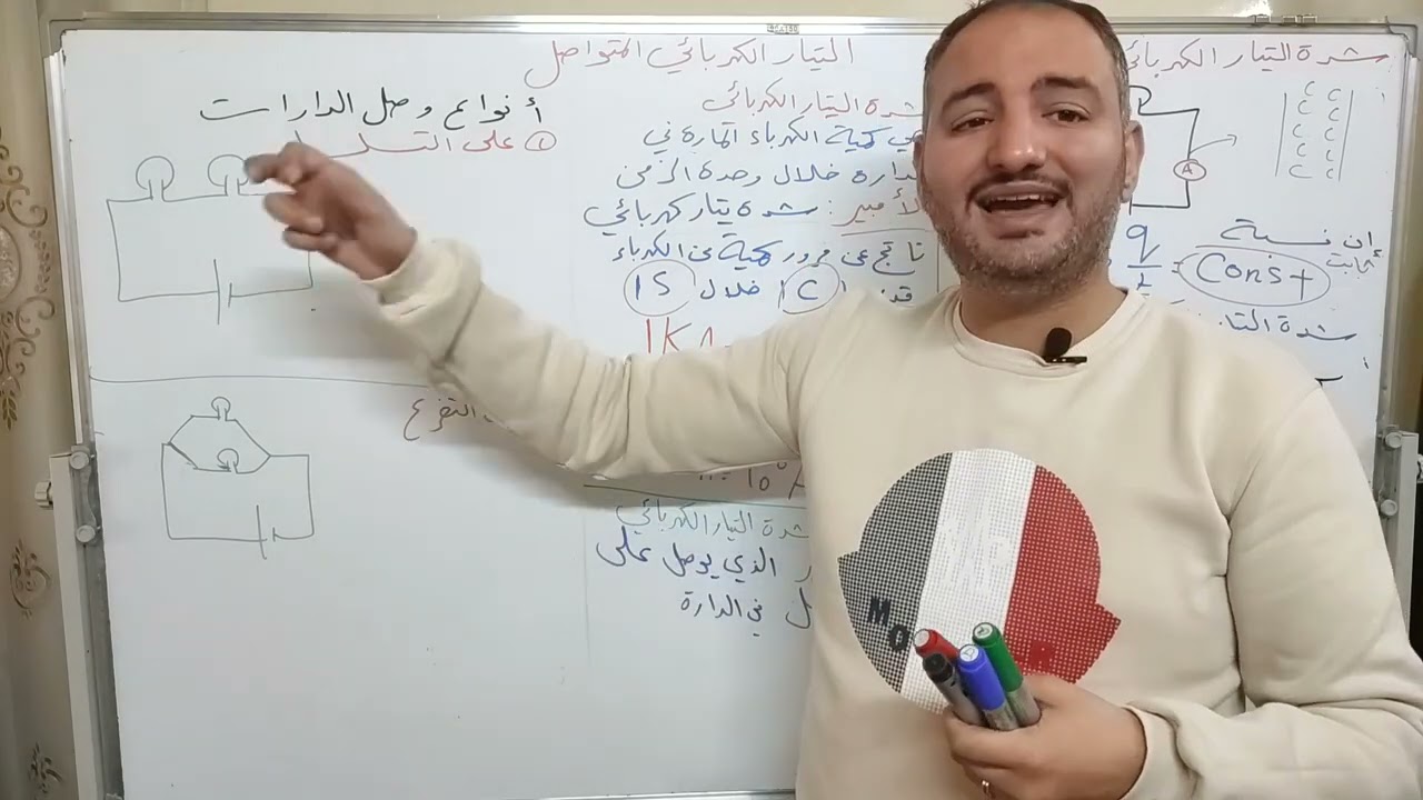 الصف الثامن التيار الكهربائي المتواصل