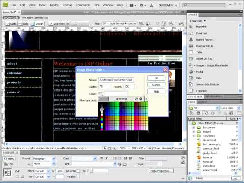 Dreamweaver Tips: Image Placeholder