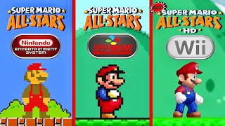 Evolution of Super Mario AllStars||NES vs SNES vs Wii