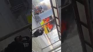 venus bus fire accident🥹