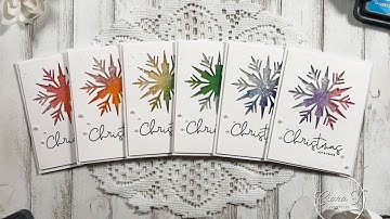 How to Create Christmas Shaker Cards