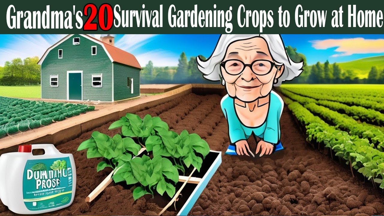 Grandma's Top 20 Survival Crops You MUST Grow to Avoid STARVATION! 🌱🍠 ...