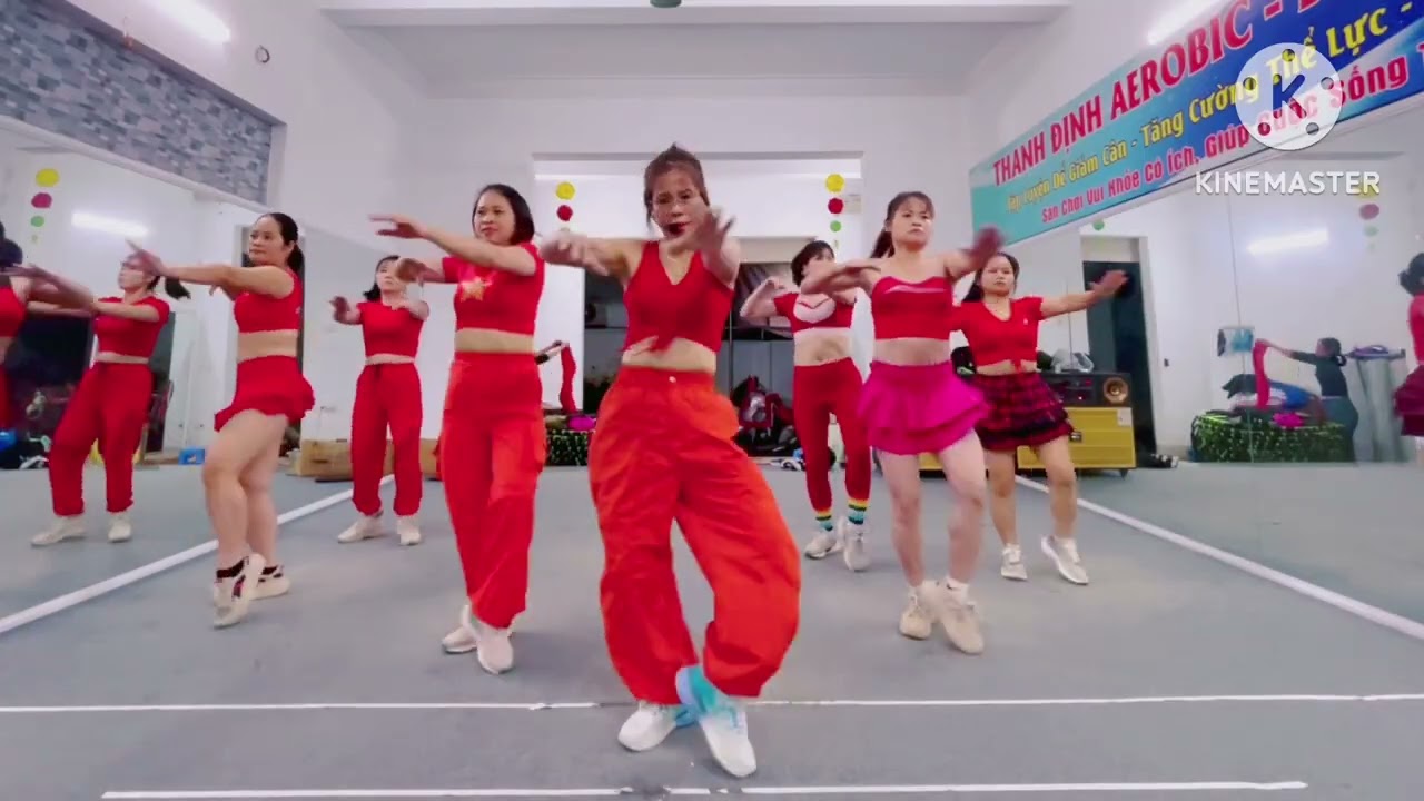 Aerobic Bài Tổng Hợp 35p /Thuỷ Triều Nhạc REMIX /Aerobic Thanh Định.