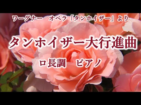 ワーグナー タンホイザー大行進曲 ロ長調 ピアノ Wagner-Tannhauser