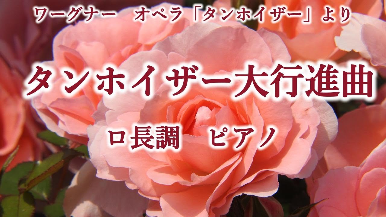 ワーグナー タンホイザー大行進曲 ロ長調 ピアノ Wagner-Tannhauser