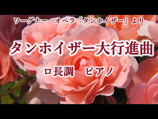 ワーグナー タンホイザー大行進曲 ロ長調 ピアノ Wagner-Tannhauser