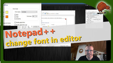Notepad++ – Change font for editor