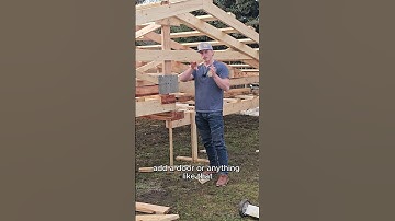 One of the benefits of a post frame building. #postframe #polebarn #barnbuilder #construction