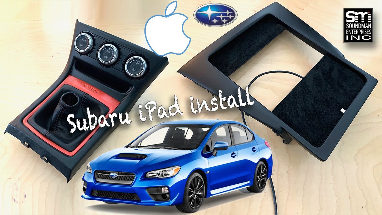 Subaru WRX iPad install Soundman YouTube