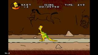 LIVE Streaming Virtual Bart SEGA Genesis Gameplay