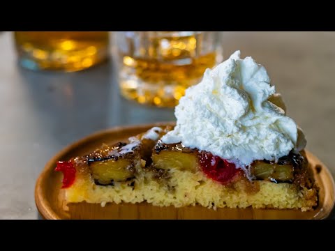 YOU NEED TO MAKE THIS BOOZY GRILLED PINEAPPLE UPSIDE-DOWN CAKE || AND SUPPORT A WORTHY CASE