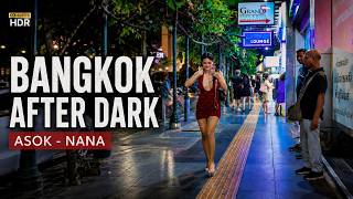 Bangkok Night Walk from Asok to Nana 🇹🇭 Sukhumvit After Dark