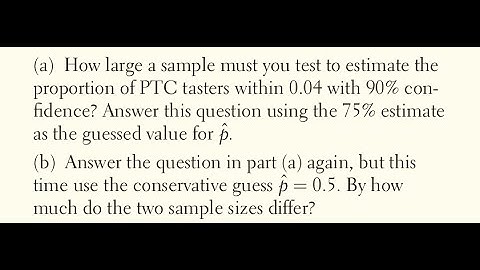 Finding the Sample Size for a One Sample Z Interval for a Population Proportion
