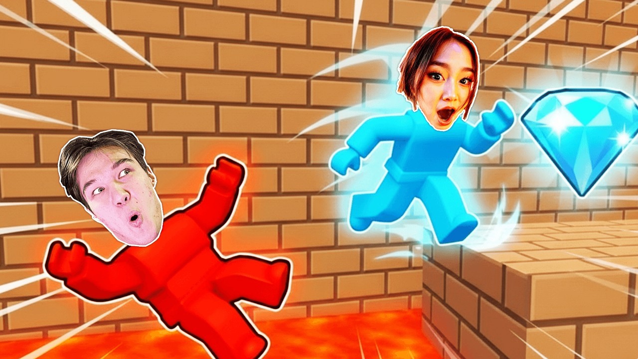 ОТ ЖӘНЕ СУ БОЛЫП АМАЯМЕН ОББИДЫ ЖЫЛДАМ ӨТТІК! огонь и вода обби #roblox