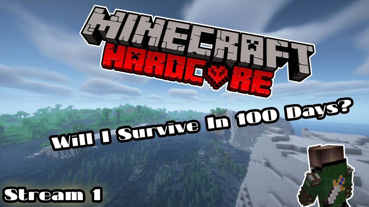 🔴 Minecraft Hardcore Stream 1 - Collecting Resources For Base! - YouTube